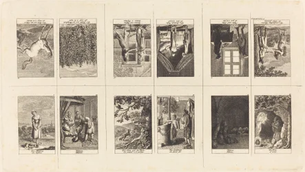Ilustrações para Fables & Tales por Gellert, Gleim, Hagedorn, Lichtwer e Pfeffel