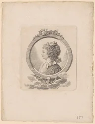 Retrato de Sophie Schwarz, nascida Becker