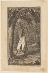 Gravura de cobre da capa de «Wilhelm von Blumenthal», de Schummel, segunda parte