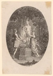 Gravura em cobre da capa de «Feyer der Liebe»