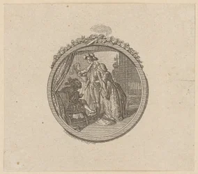 Vinheta de título para o romance de cavalaria «Palmerin von Oliva»