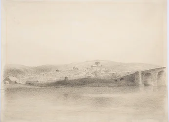 Hexham, c.1916 (carvão sobre papel)