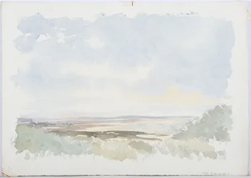 Holy Island, 1893 (lápis e wc no papel)