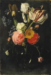Flores em um vaso.