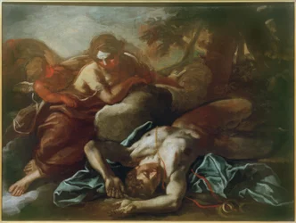 Vênus lamenta a morte de Adonis