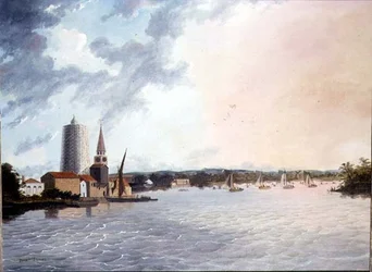 Uma regata em Battersea (petróleo)