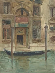 Portal de um palácio veneziano, 1839-1911.