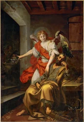 O sonho de São José (pintura sobre tela)
