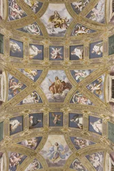 Abóbada da nave central, Igreja de S. Maria Assunta, 1629