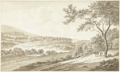 Vista de Palestrina, vista da Villa Adriana