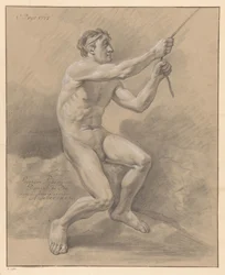 Nu Masculino Sentado, Vista Lateral (1º Prêmio 1777)