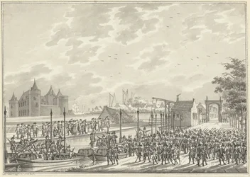 Chegada dos cidadãos armados de Amsterdã em Muiden, 1787