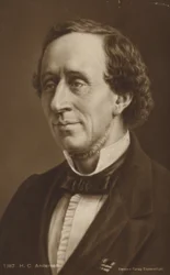 Hans Christian Andersen (1805-1875), autor e poeta dinamarquês