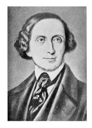 Retrato de Hans Christian Andersen (1805-75)