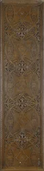 Um friso com motivos botânicos estilizados com borda foliar clássica, c.1893 (ferro forjado com banho de bronze)