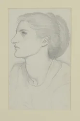 Cabeça da mulher, 1865-70