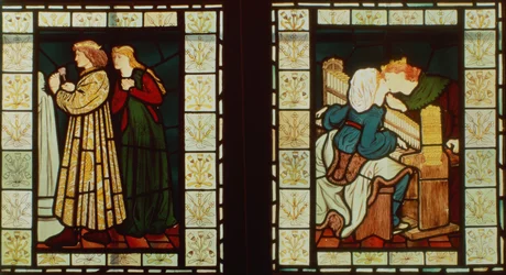 Lua de Mel do Rei René de Anjou, de Burne-Jones e Dante G. Rossetti, 1862