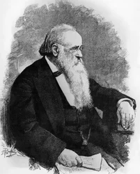 Retrato de Agostino Depretis (1813-1887), estadista italiano, desenho de Dante Paolocci (1856-1926), gravura de L