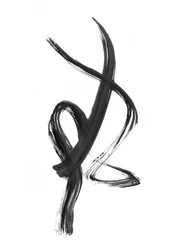 Gesto de tinta abstrata