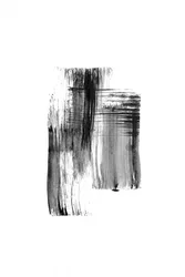 Pinceladas abstratas pretas