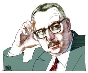 Giorgio Manganelli, 2021 (desenho digital a lápis de cor)