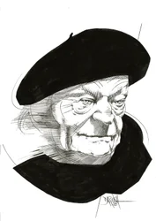 Giuseppe Ungaretti, 2024 (desenho a lápis melhorado digitalmente)