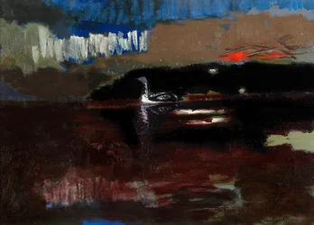 Black-throated Diver, c.1986 (óleo sobre tela)