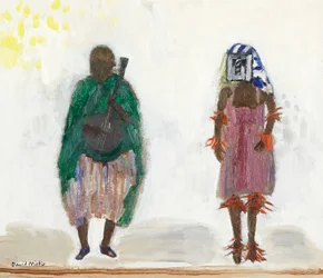 Músico e dançarino do Senegal