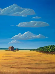Out Standing in Thier Field, 2009 (óleo sobre tela)