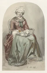 Senhora sentada