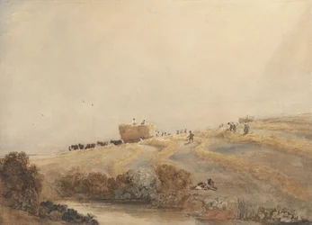 Feno, c.1808 (w - c com cor do corpo sobre grafite no papel)
