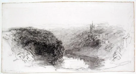 Knaresborough (carvão vegetal sobre papel)