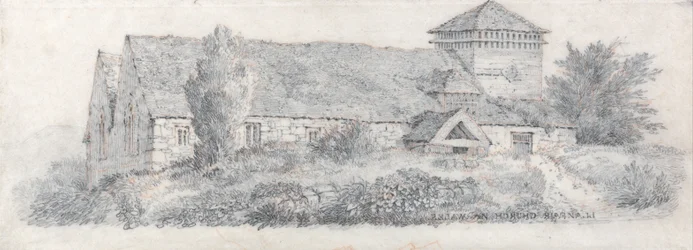 Igreja de Llanfair, País de Gales do Norte para Um tratado sobre pintura de paisagem e efeito em aguarelas