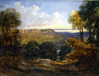 Vista do Canal de Bristol, c.1828 (aguarela sobre papel)