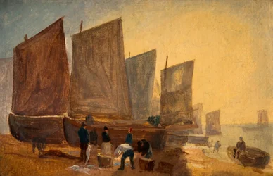 Barcos de pesca, Hastings, 1813.