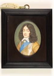 Carlos II quando jovem (aguarela em velino)