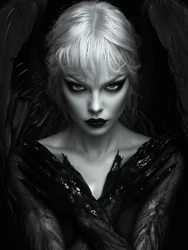 Retrato de um anjo sombrio