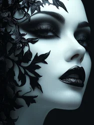 Beleza floral sombria