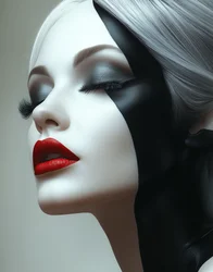 Retrato de Dualidade Elegante