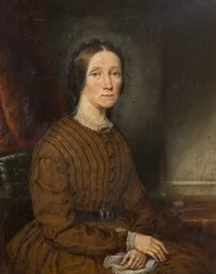Esposa do pintor Harriet, c.1868