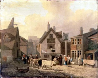 King Street Gates, Norwich (óleo sobre moinho)