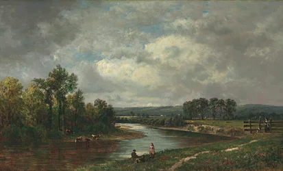 Rio Connecticut em South Lancaster, New Hampshire