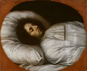 Carlos XI (1655-1697), rei da Suécia, conde palatino de Zweibrücken, no leito de morte, 1697