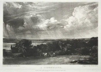 Vários assuntos da paisagem, característica do cenário inglês ... A Summerland, 1831.
