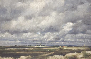 Tempestade sobre um vasto país (Óleo sobre tela)