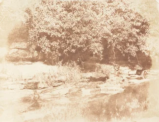 Burnside, Fife Island no rio Almond, 1843-47. Criadores: David Octavius Hill, Robert Adamson, Hill & Adamson.
