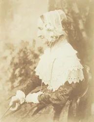 Retrato da Sra. Rigby, 1844. Criadores: David Octavius Hill, Robert Adamson, Hill & Adamson.