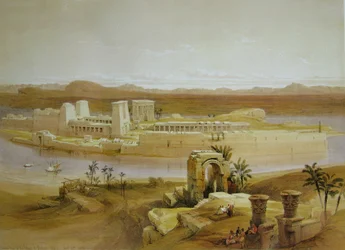 David Roberts Ilha do Templo Philae