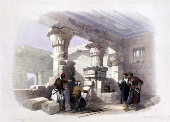 Deir Al-Madinah, Tebas, de "Egypt and Nubia", Vol.1 (litho)