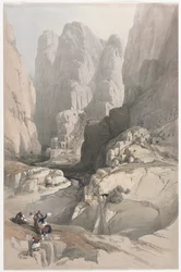 Entrada para Petra, o Teatro